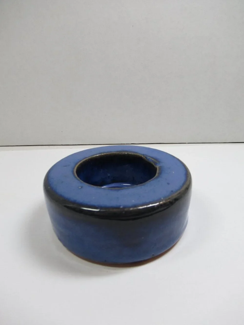 Blue Pottery tealight holder